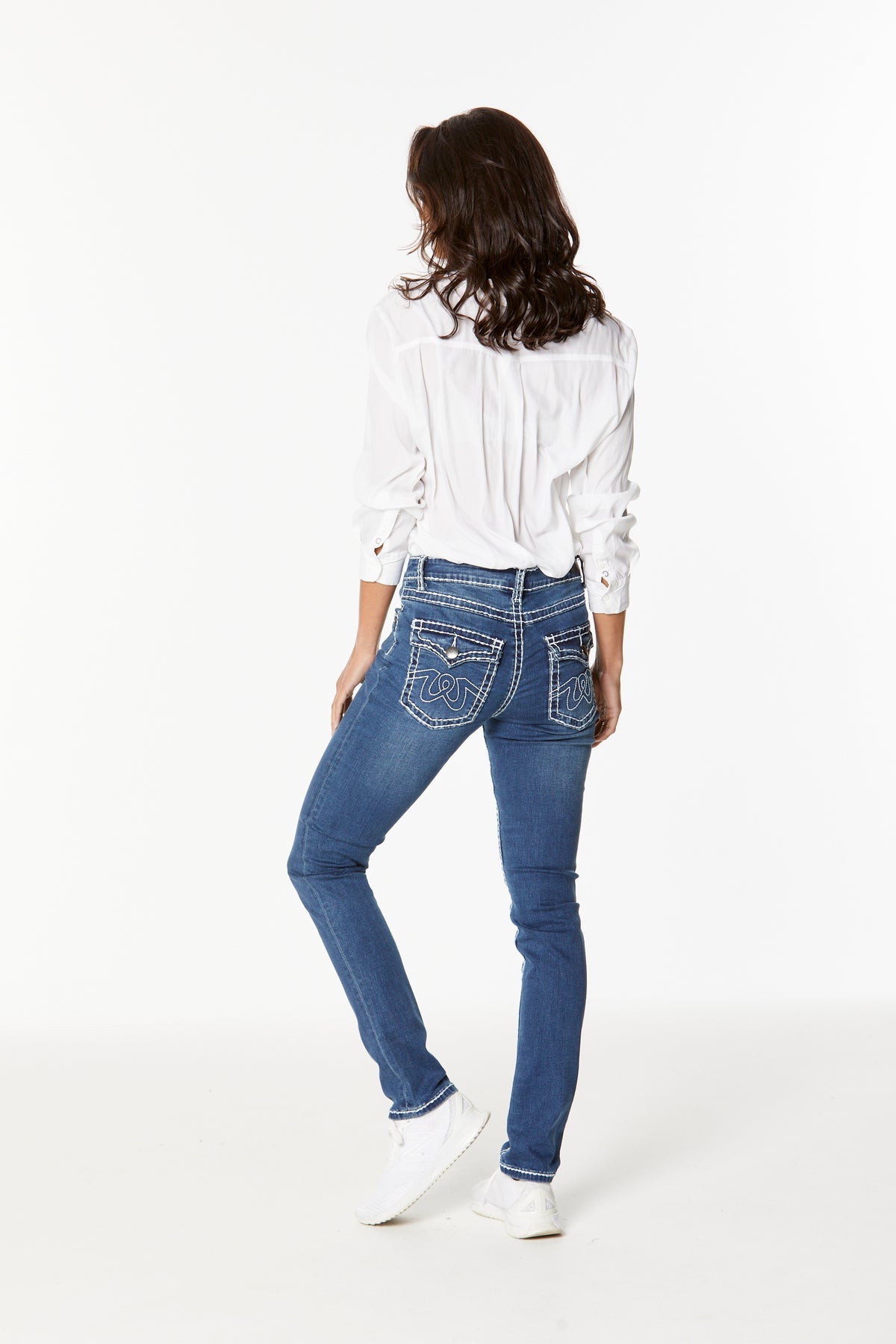 New London Jeans  - Chelsea Long - White