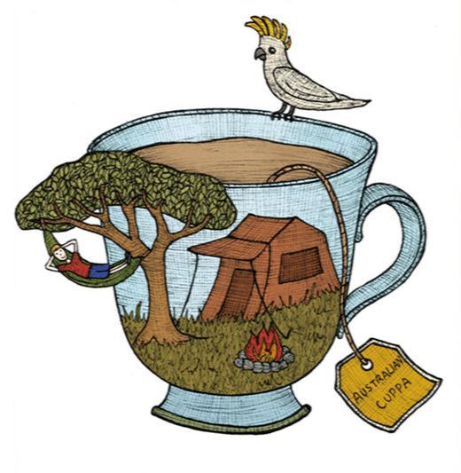 Nonsense Maker Card - Teacup Camping