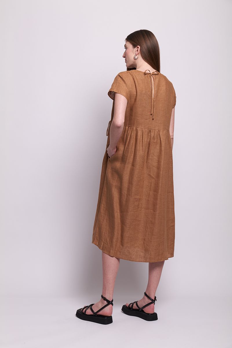 Neris - Drawn to you Dress - Bronze