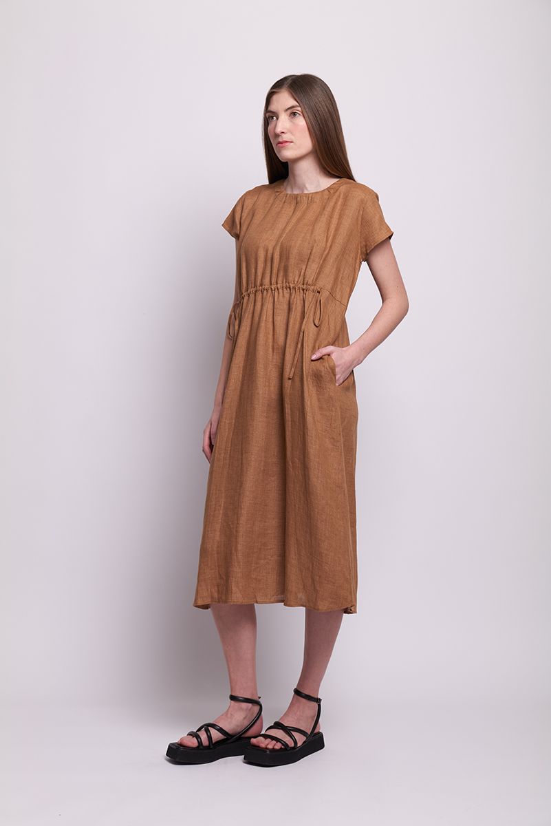 Neris - Drawn to you Dress - Bronze