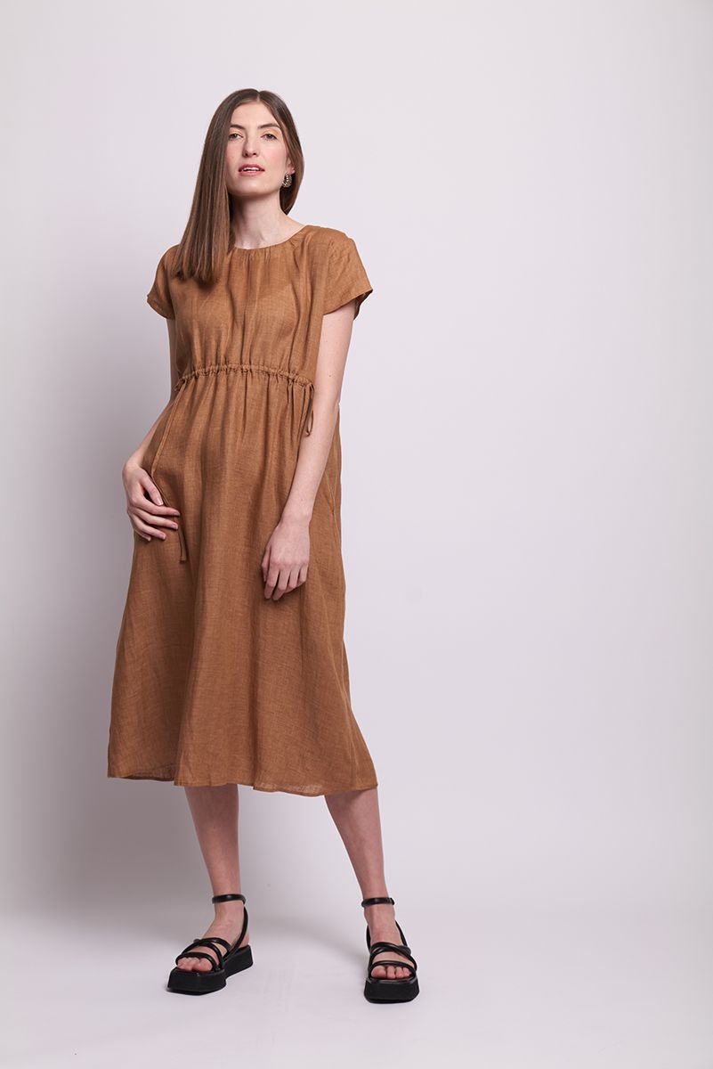 Neris - Drawn to you Dress - Bronze