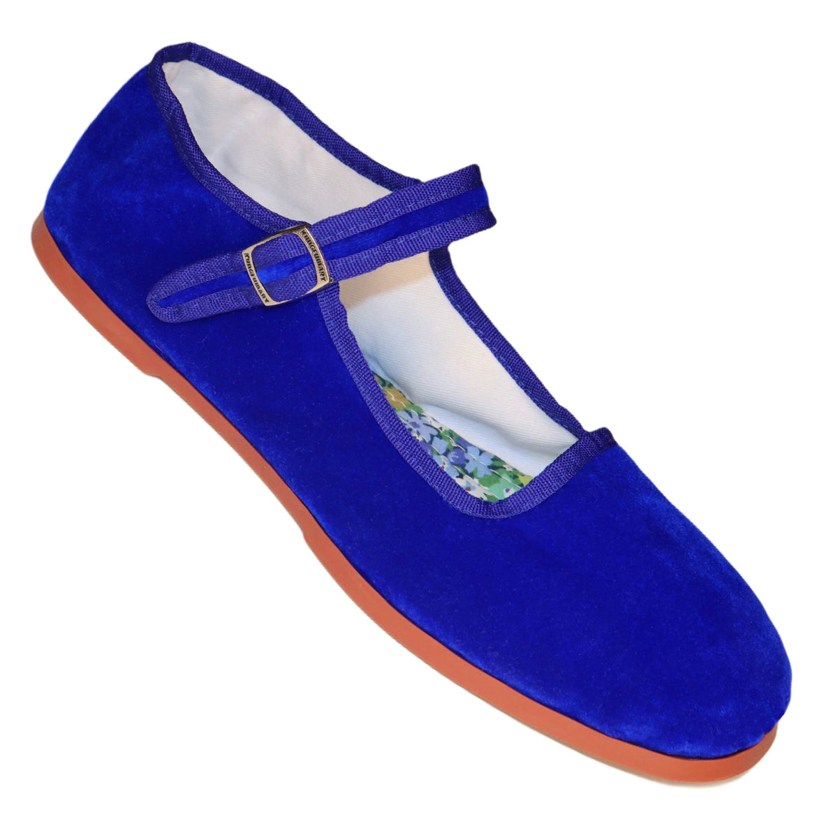 Happy Shoes - Electric Blue Velvet