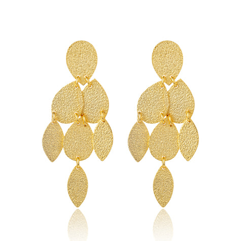 Gemma Earring - Gold Multi Tiered