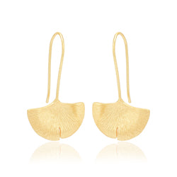 Gingko Leaf Hook - Gold
