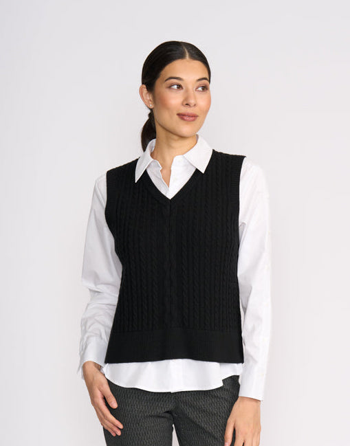 Foil - Vest Intentions Merino Vest - Black