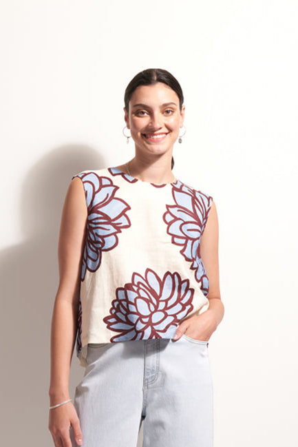Foil  - Its Only Natural Top - Bloom