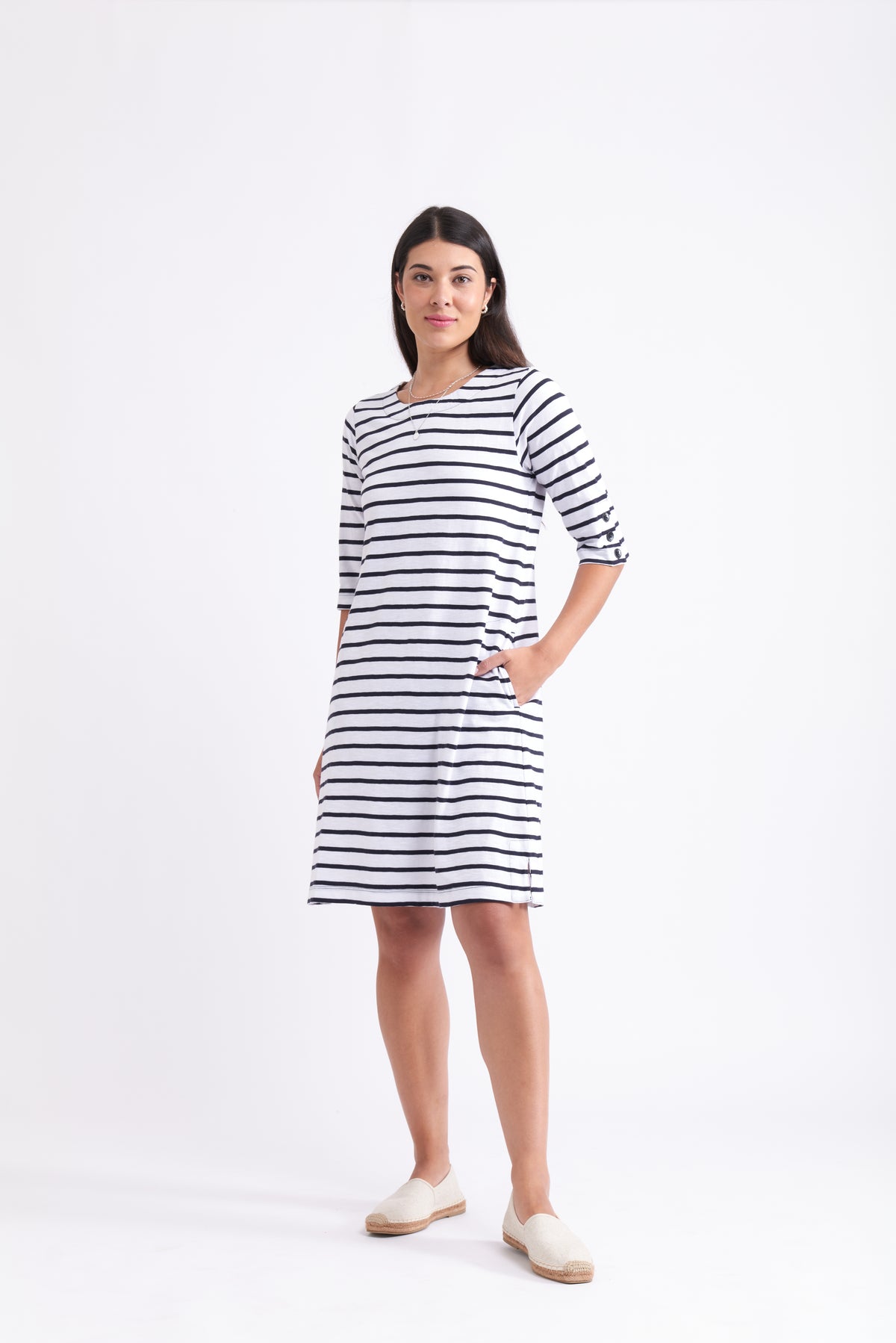 Foil - Oh Buoy Dress - Breton Stripe