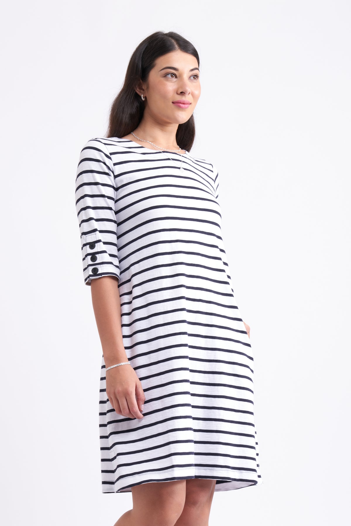 Foil - Oh Buoy Dress - Breton Stripe