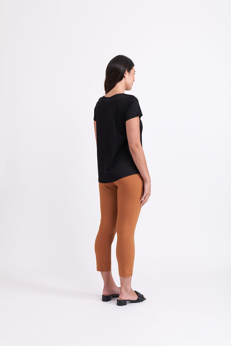 Foil - Fuss Free 7/8 Taper Pant - Ginger Snap