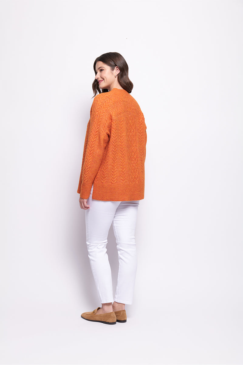 Foil  - She&#39;s a Purla Sweater - Satsuma