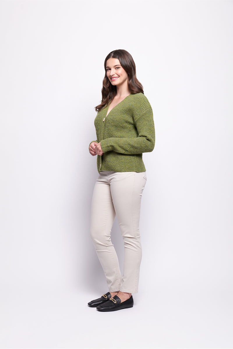 Foil  - Good Reception Cardigan - Matcha