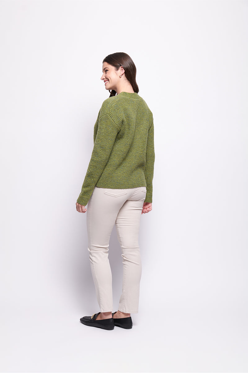 Foil  - Good Reception Cardigan - Matcha
