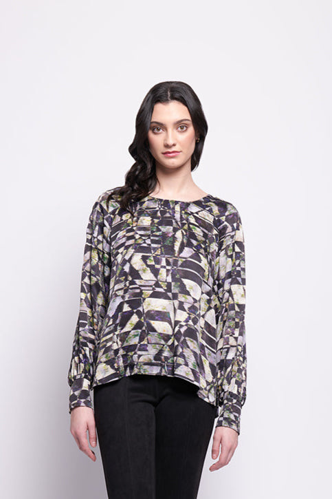 Foil  - Ovation Blouse - Soft Focus
