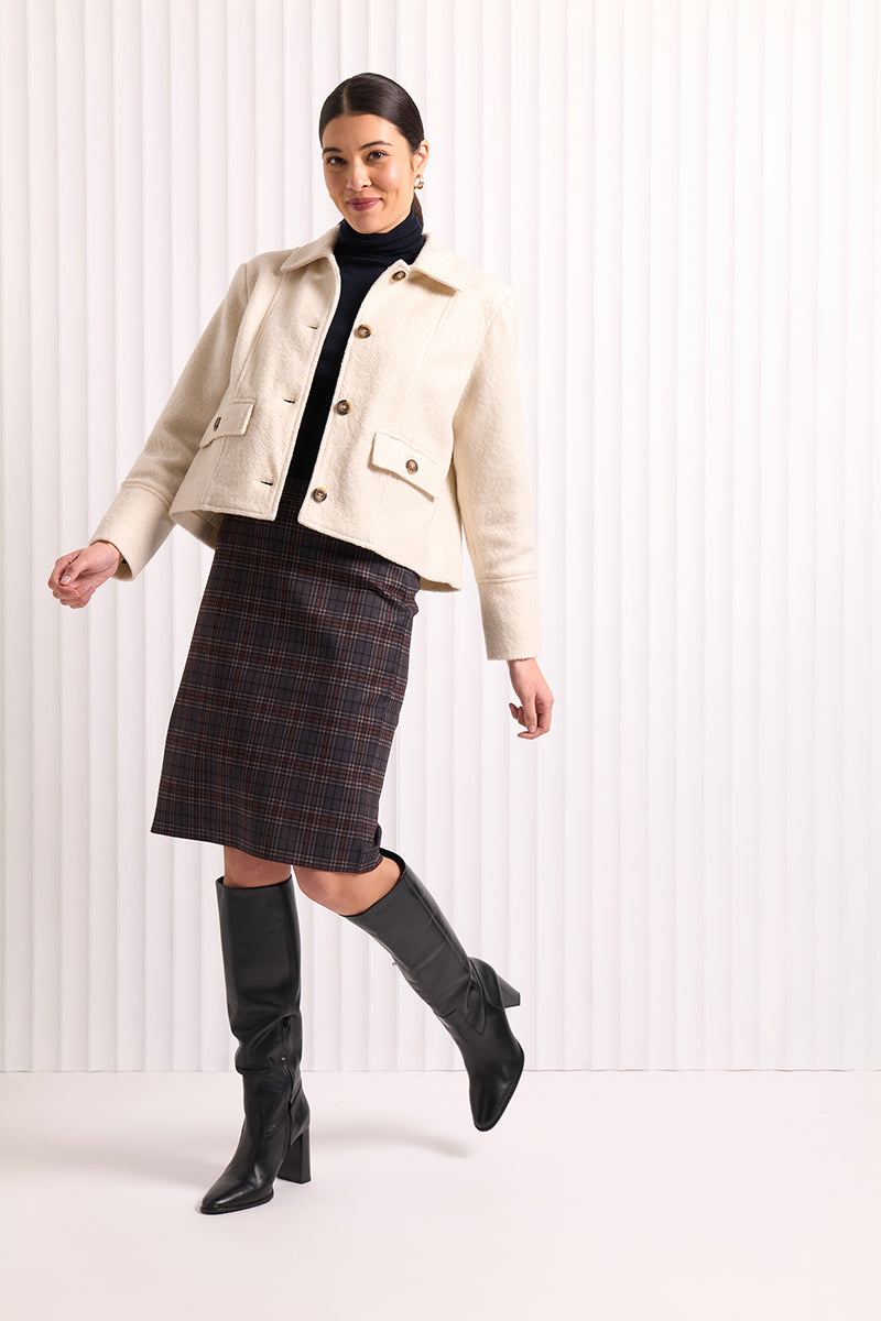Foil - Sew Happy Coat - Winter White
