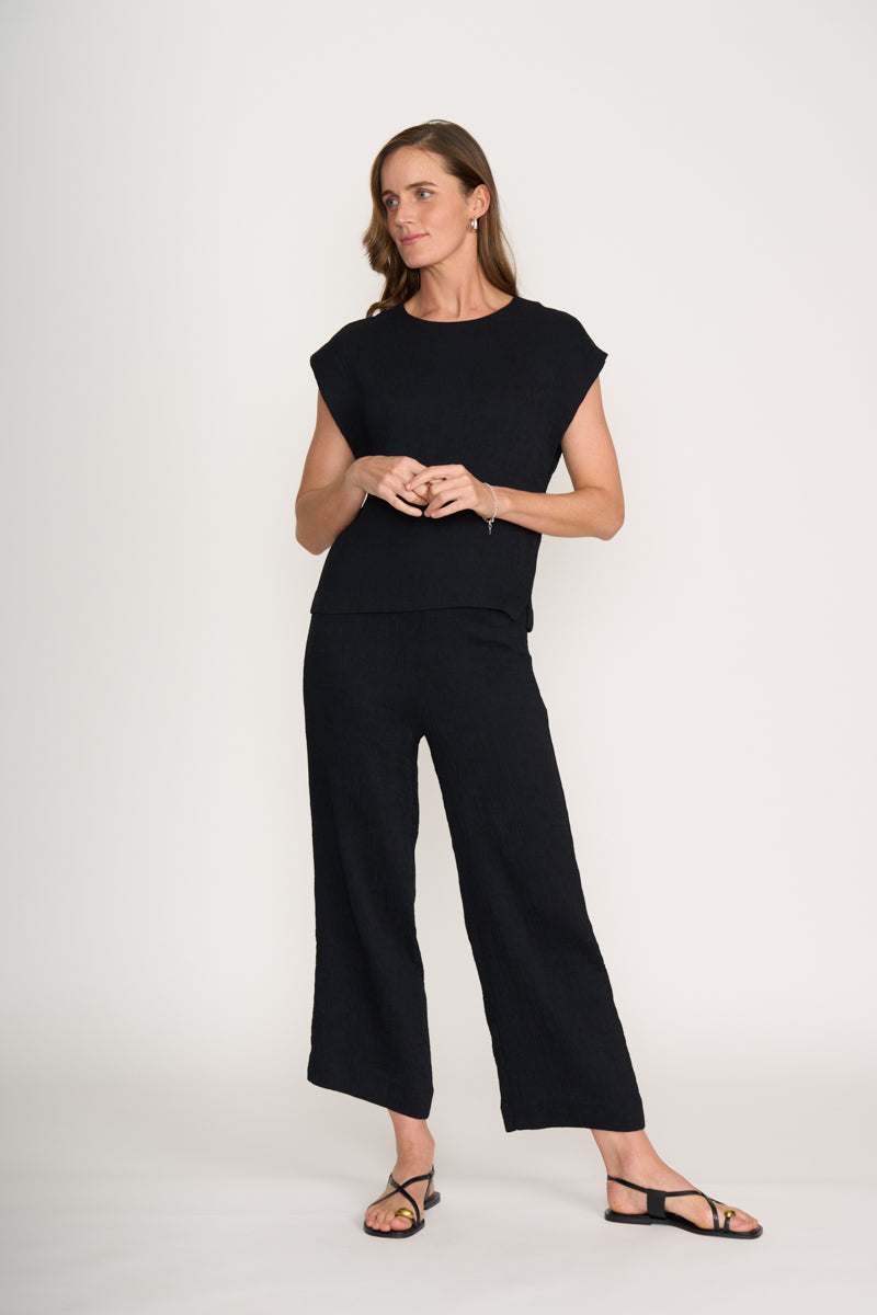 Foil - Good Times Pant - Black Crinkle