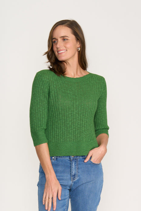 Foil  - Knitty Gritty Sweater - Palm Leaf