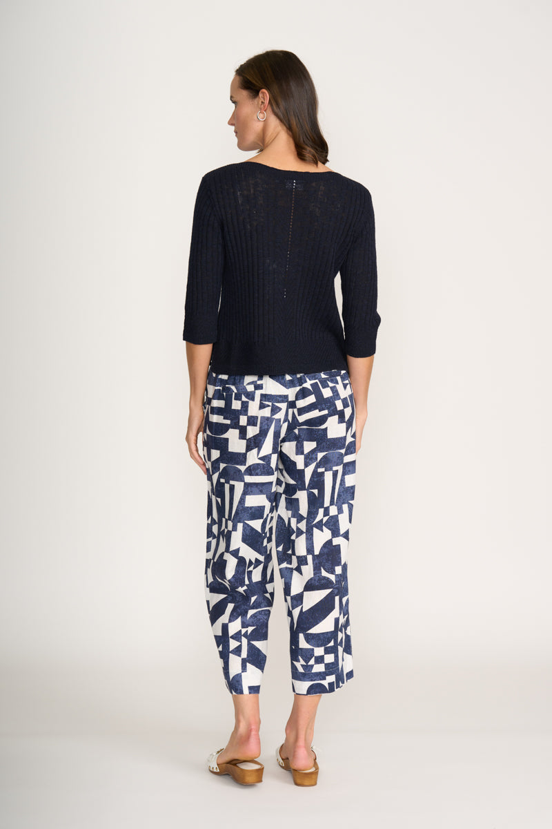Foil  - Knitty Gritty Sweater - True Navy
