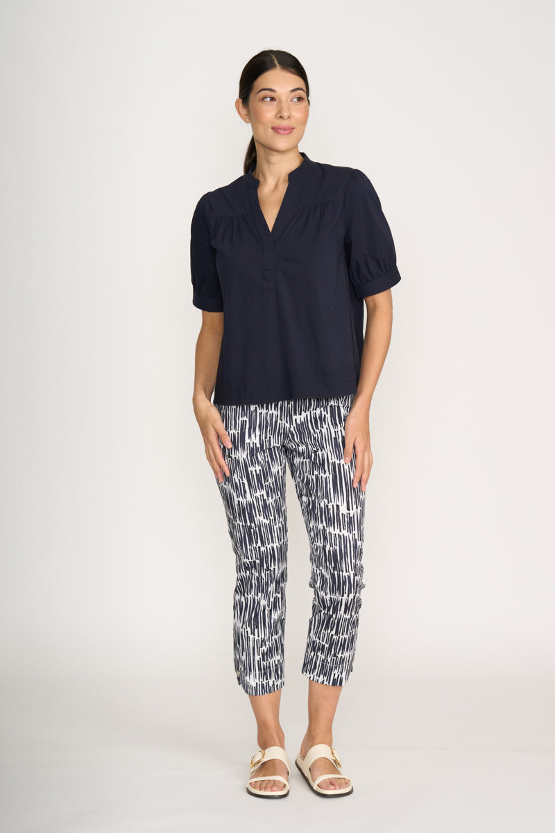 Foil  - That&#39;s the Spirit Top - True Navy
