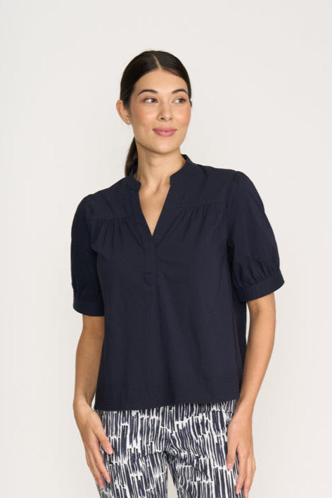 Foil  - That&#39;s the Spirit Top - True Navy