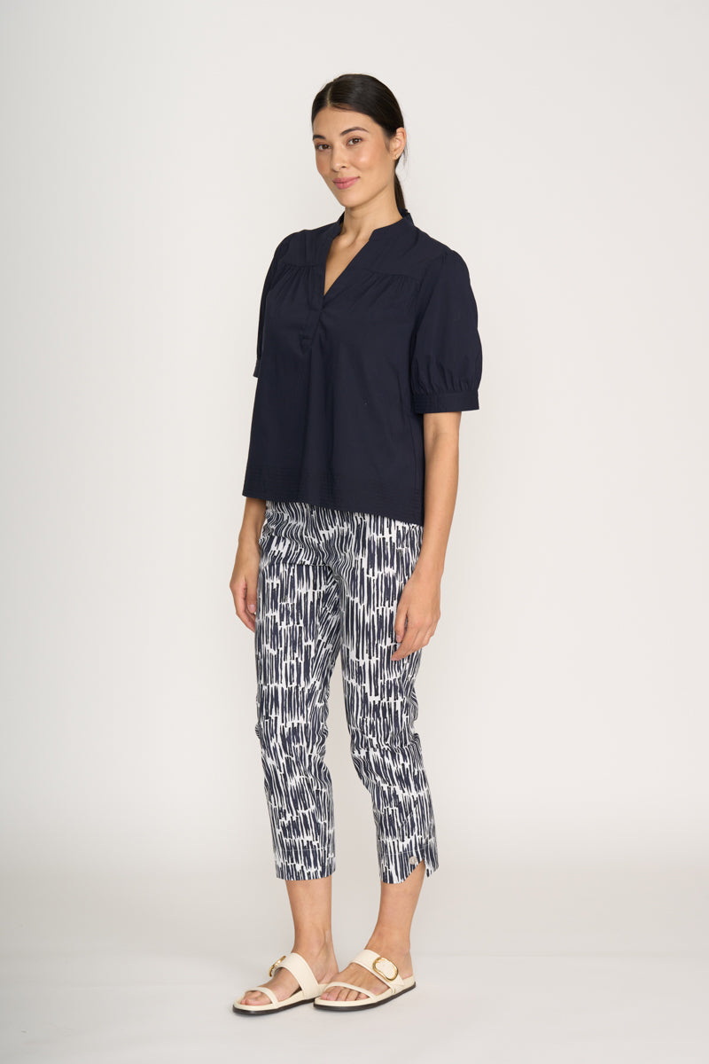 Foil  - That&#39;s the Spirit Top - True Navy