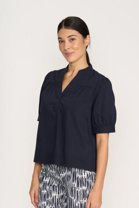 Foil  - That&#39;s the Spirit Top - True Navy