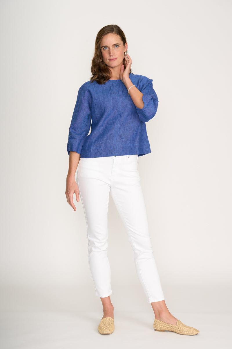 Foil  - Plot Twist Top - Capri