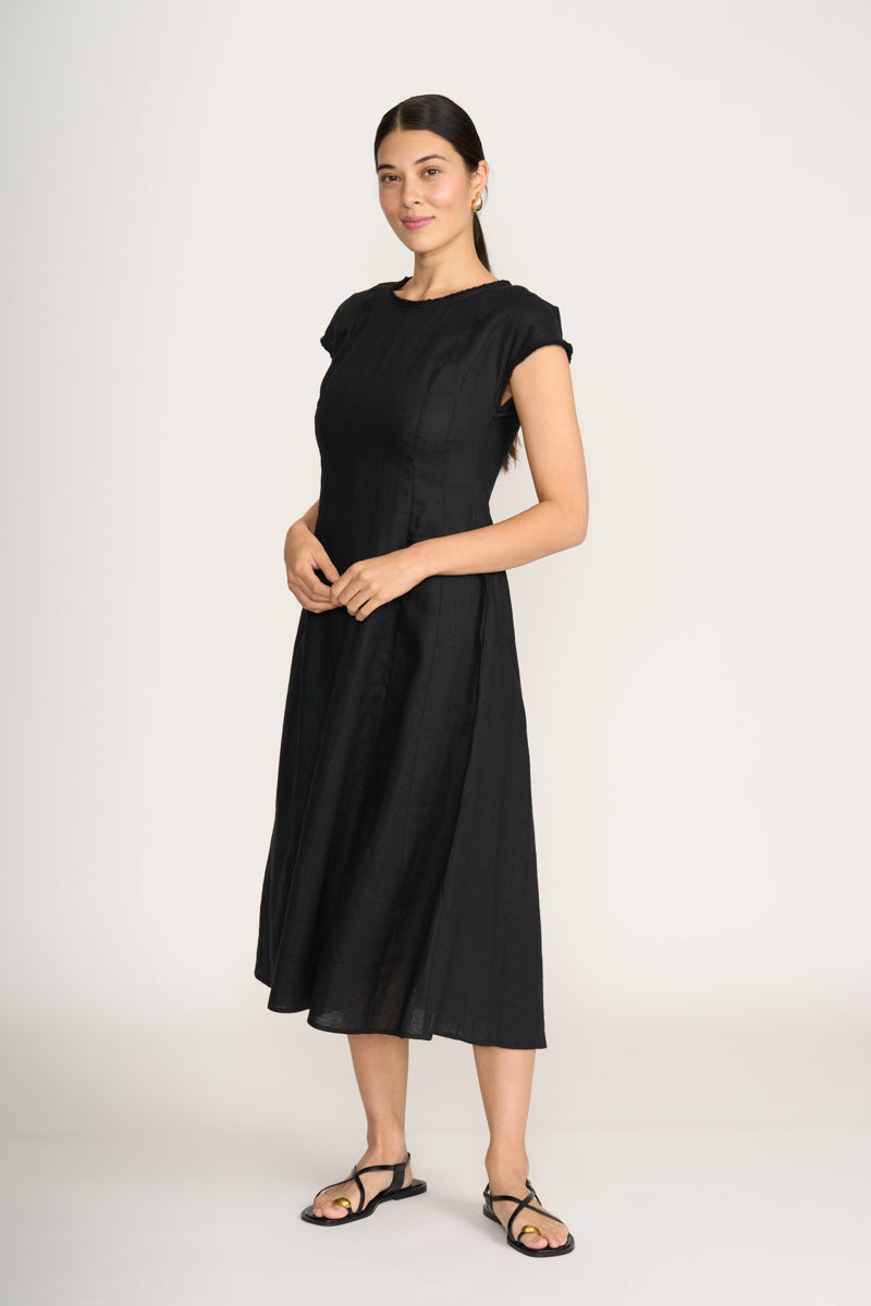 FOIL - Festival Event Dress - Black