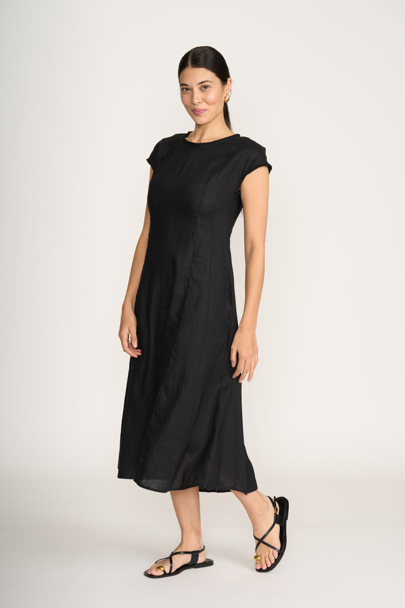 FOIL - Festival Event Dress - Black