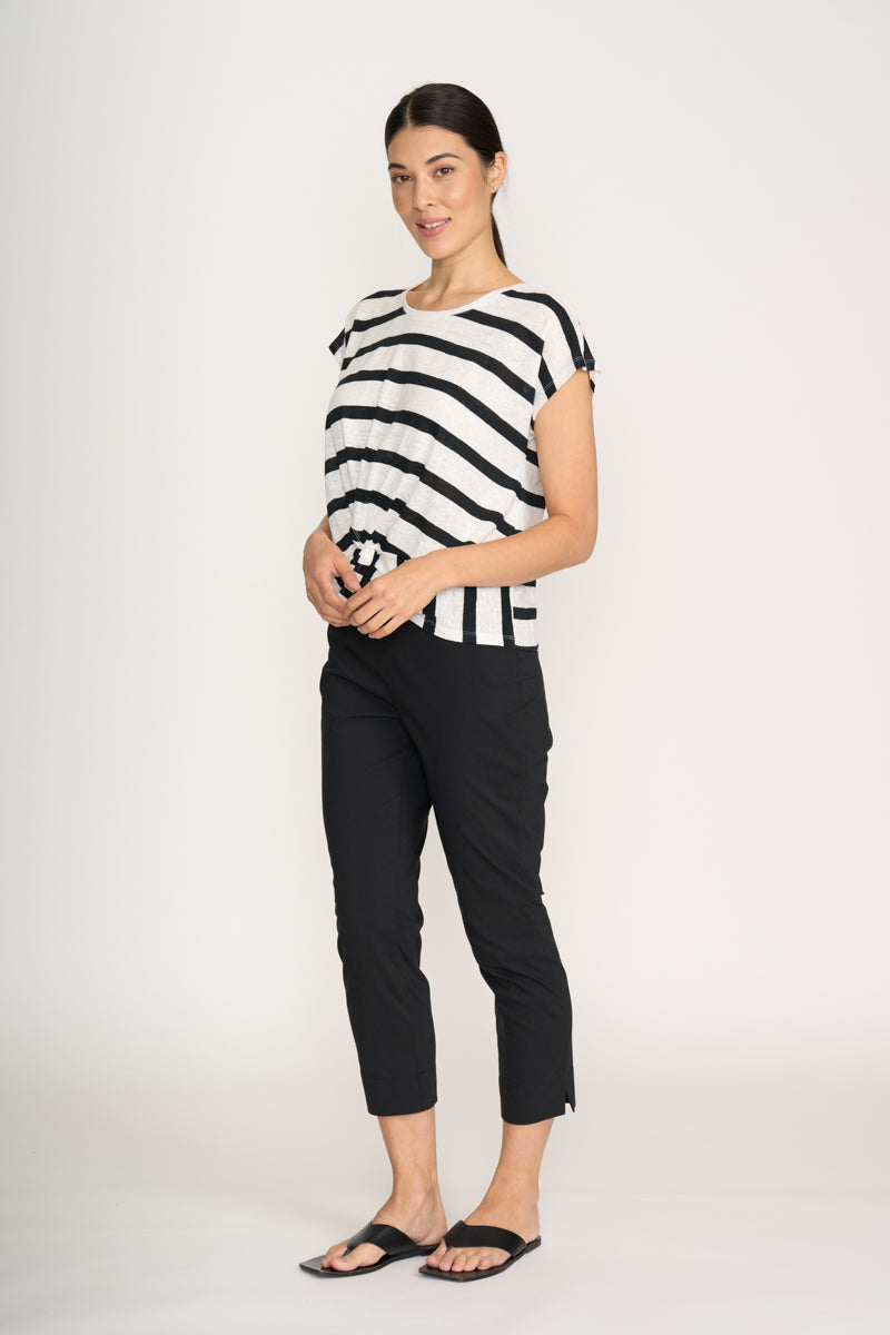 Foil - Fuss Free 7/8 Taper Pant - Black