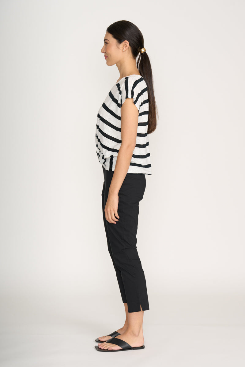Foil - Fuss Free 7/8 Taper Pant - Black