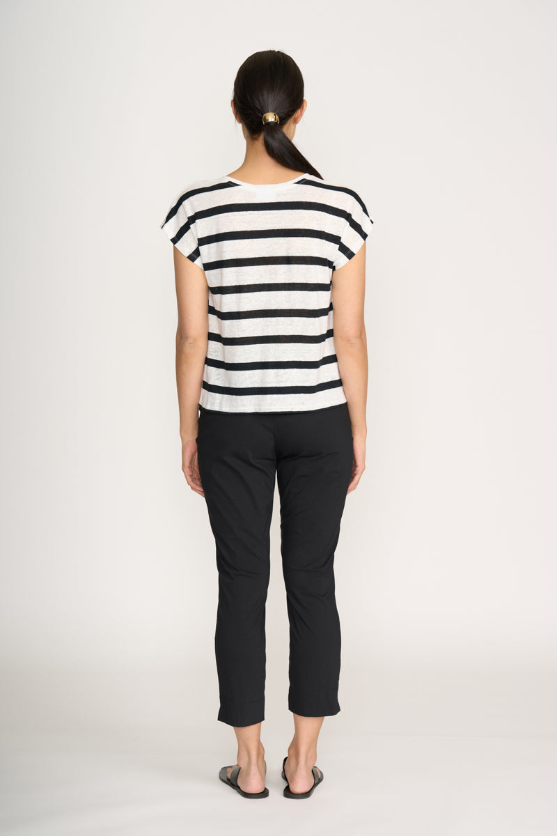 Foil - Fuss Free 7/8 Taper Pant - Black