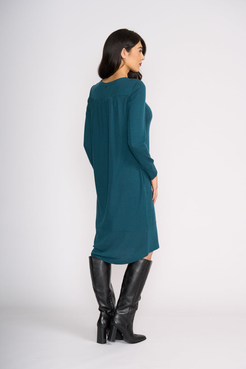 FOIL - Shear Perfection Dress - Midnight Green