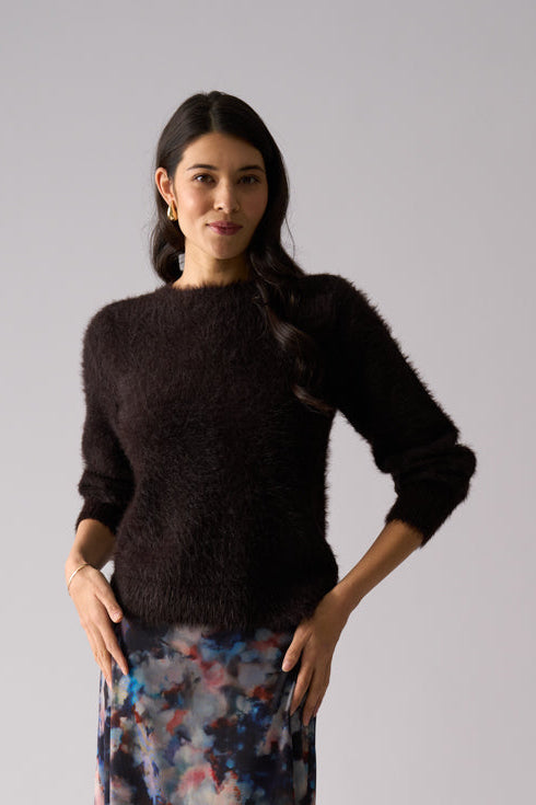 Foil  - Fluffin Cute Reversible Cardi - Ristretto