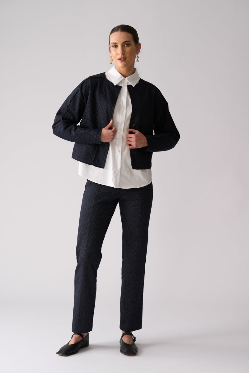 Foil - Soft Cinch Jacket - Checkerboard