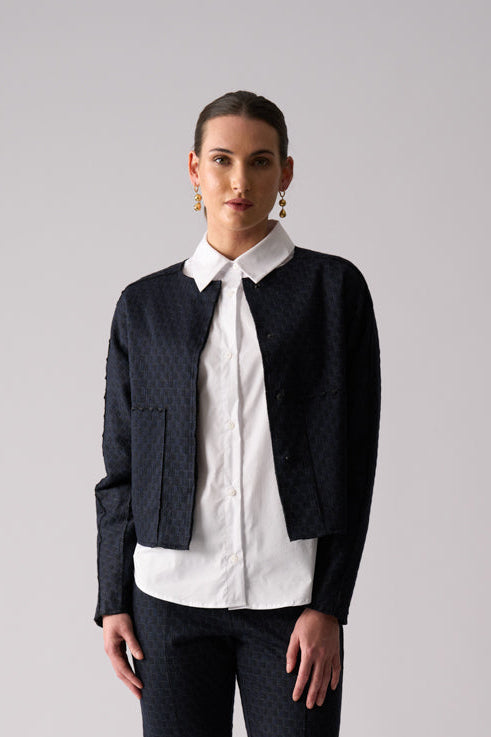 Foil - Soft Cinch Jacket - Checkerboard