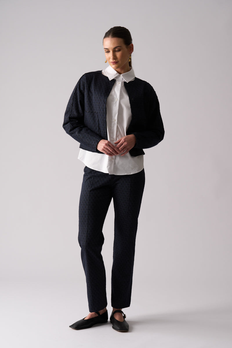 Foil - Soft Cinch Jacket - Checkerboard