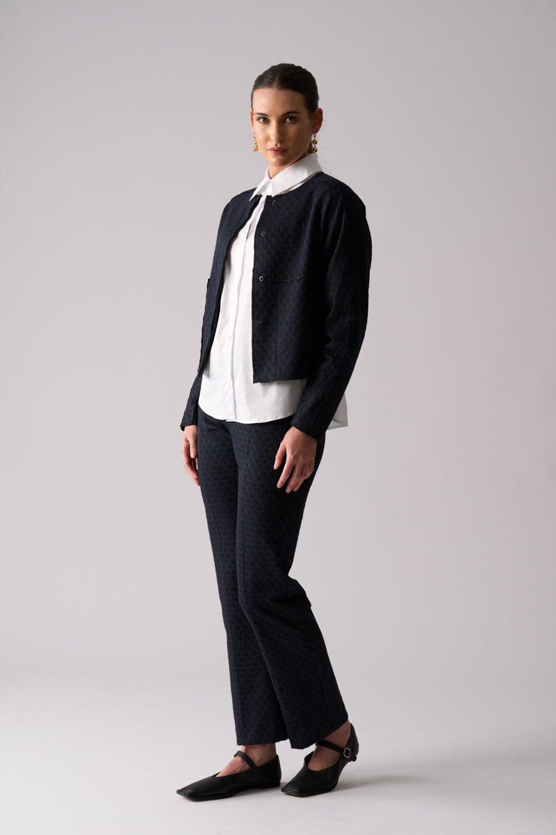 Foil - Soft Cinch Jacket - Checkerboard