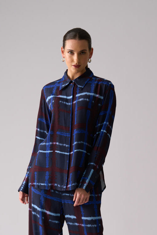 Foil  - Tux Deluxe Shirt - Crossed Lines