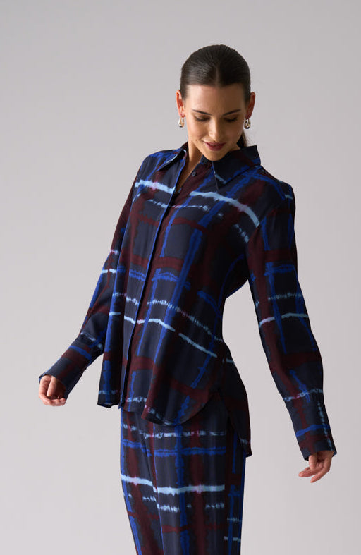 Foil  - Tux Deluxe Shirt - Crossed Lines