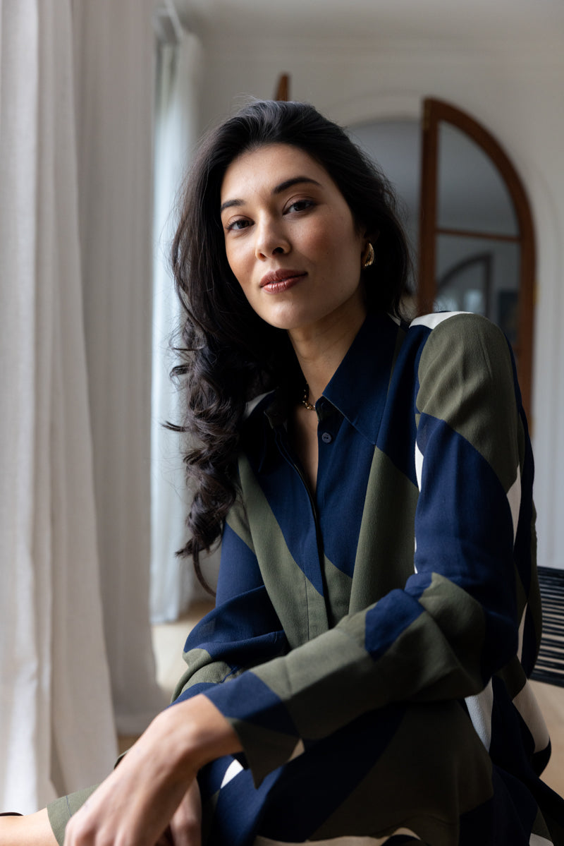 Foil  - Tux Deluxe Shirt - Mod Geo