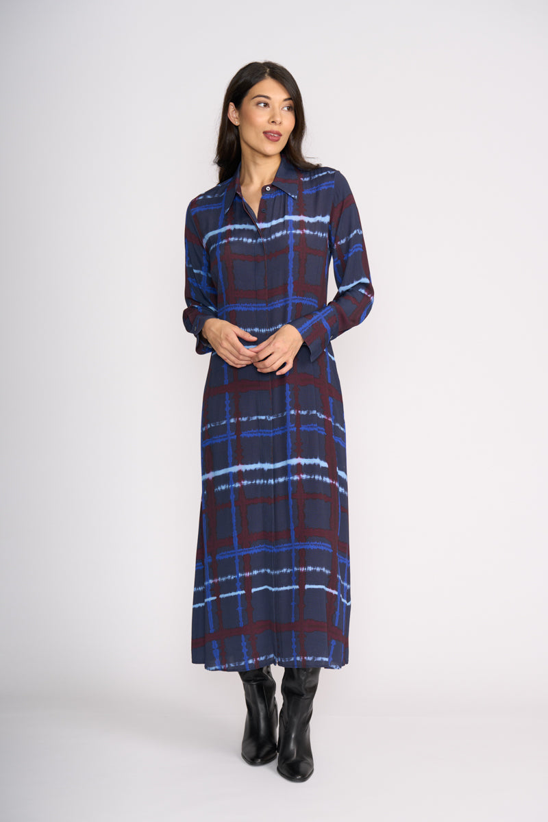 FOIL - Maximum Impact Dress - Crossed Lines