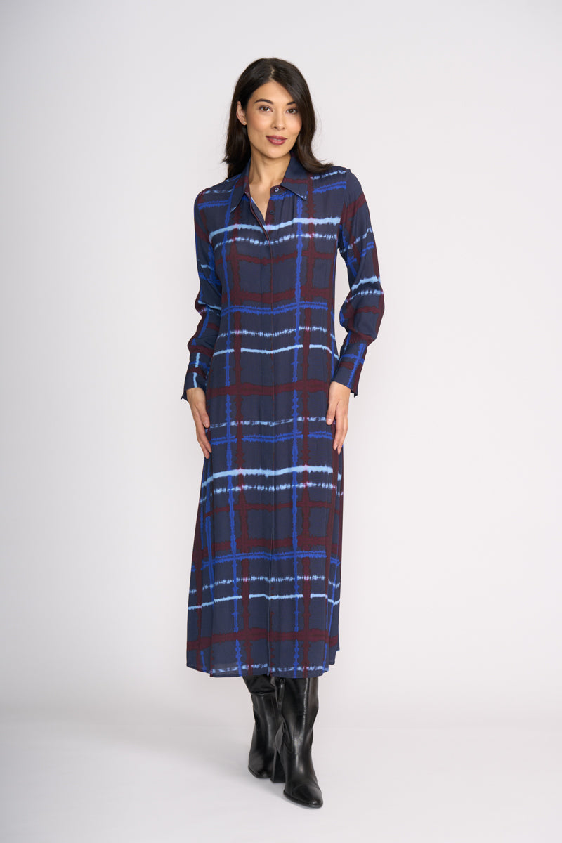 FOIL - Maximum Impact Dress - Crossed Lines