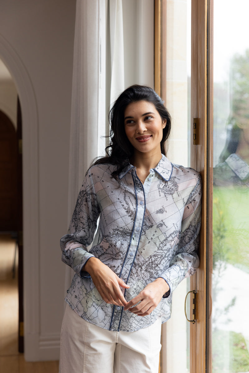 Foil  - Pipe Up Shirt - Globe