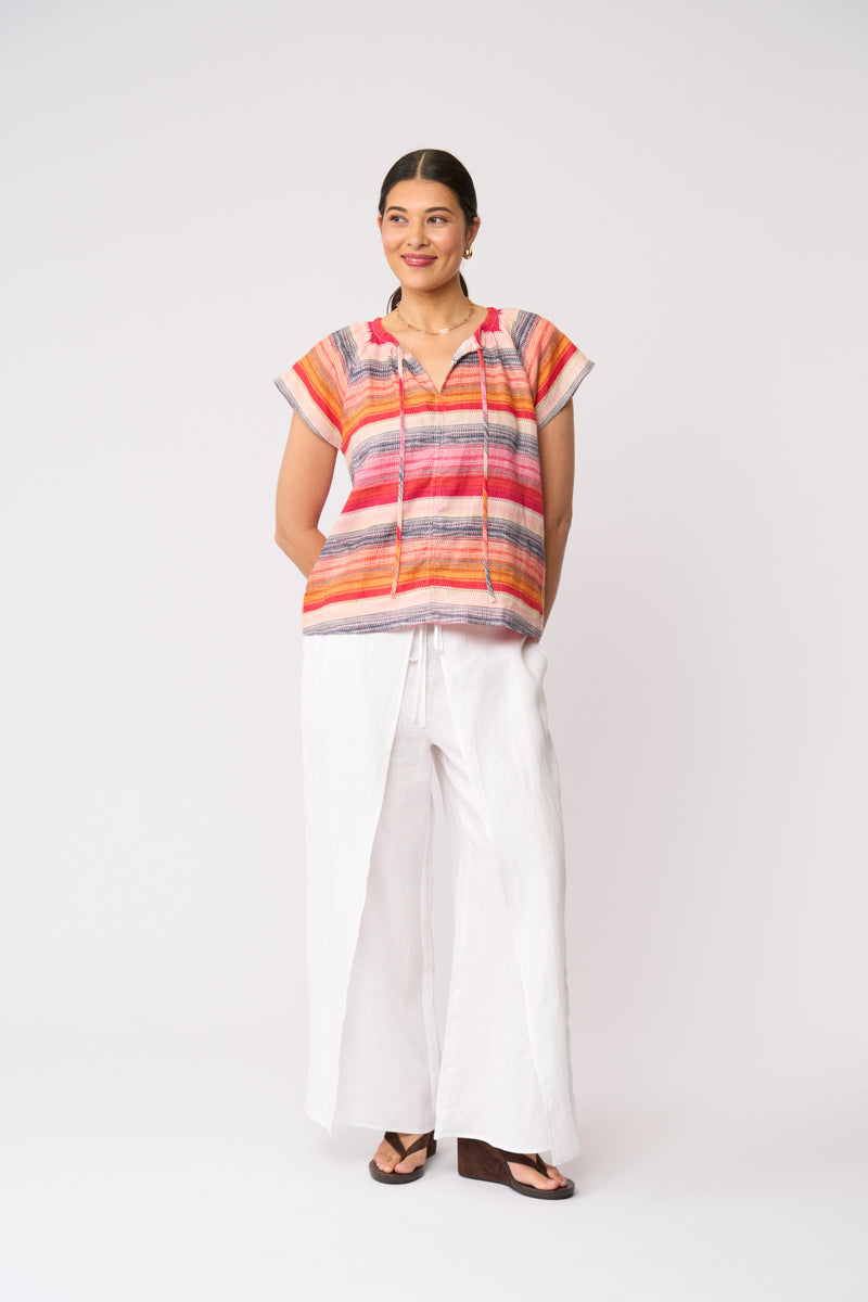 Foil  - Still Got It Top - Sunset Stripe