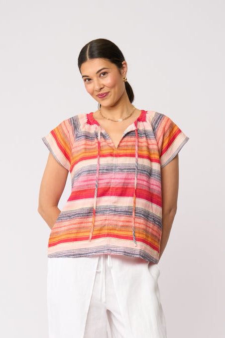 Foil  - Still Got It Top - Sunset Stripe