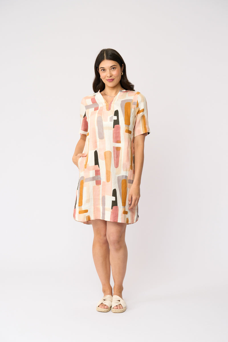 FOIL - Stitch Up Dress - Block Art