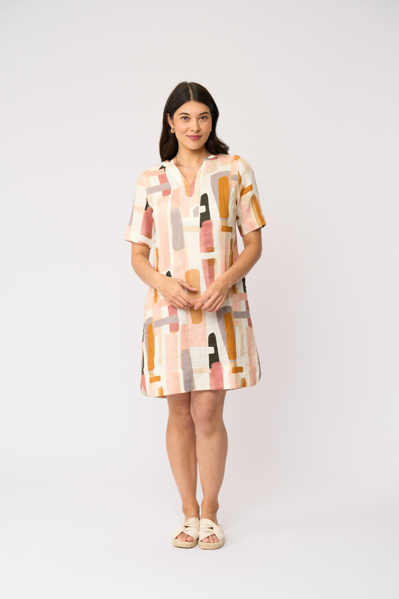 FOIL - Stitch Up Dress - Block Art