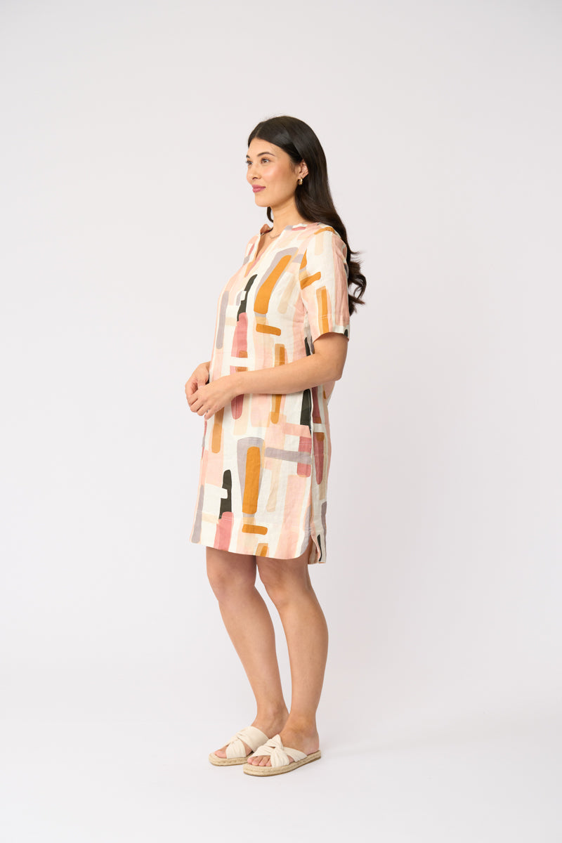 FOIL - Stitch Up Dress - Block Art