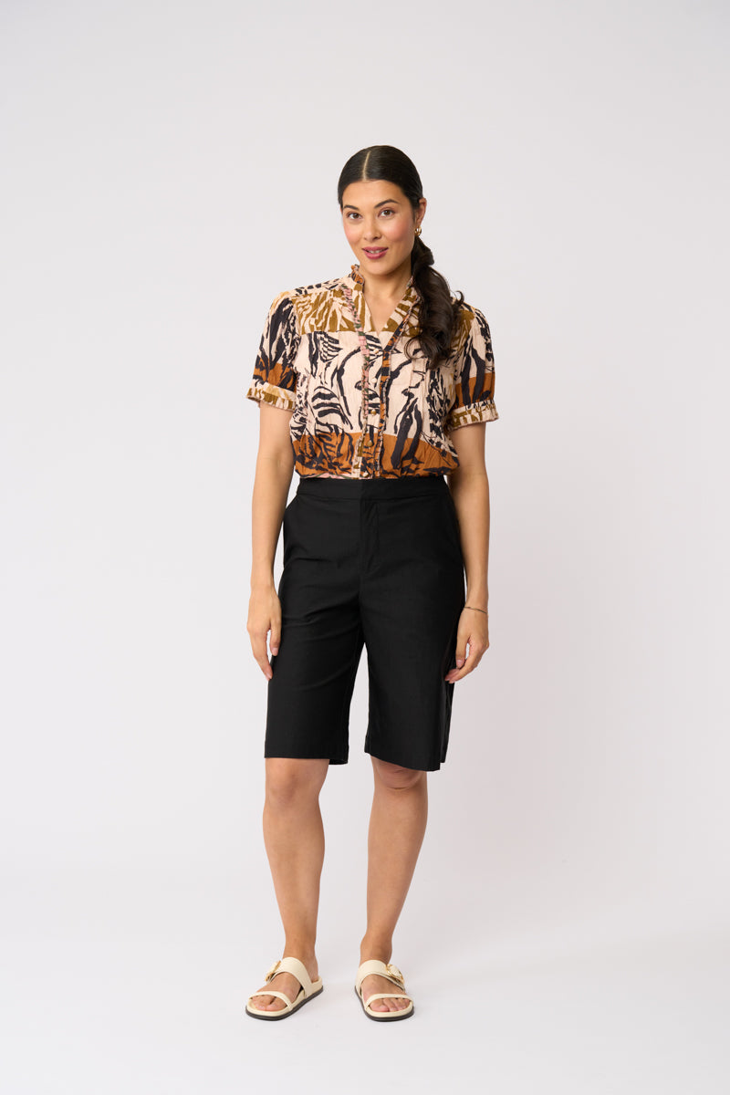 Foil  - Crushing it Cap Sleeve Shirt - Keep Palm