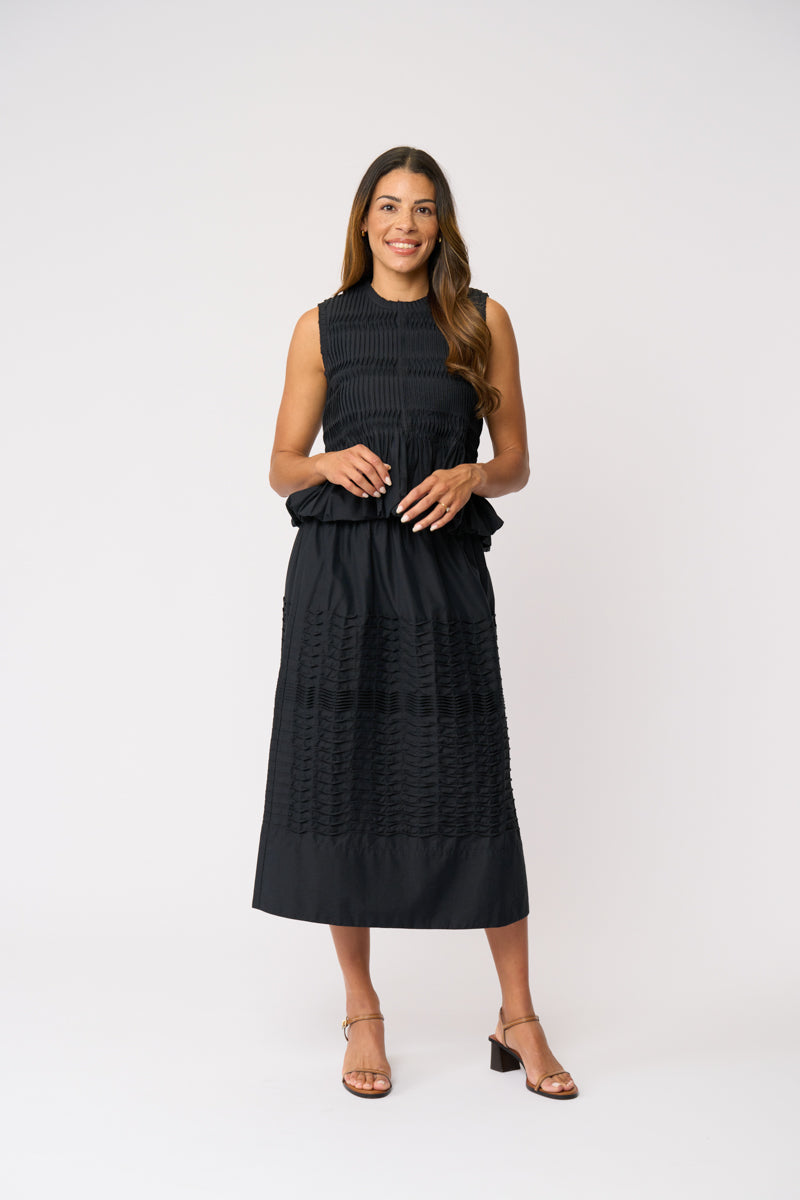 FOIL - You Compleat Me Skirt - True Navy
